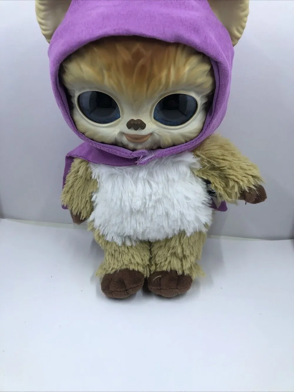 Disney Star Wars 10” Galactic Pals Ewok Girl Purple Hood 2022 Mattel